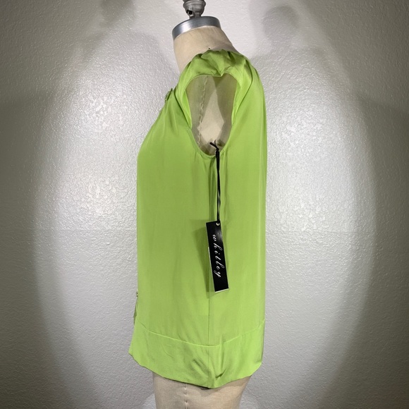 Whitley by Johnny Was in Raw Silk Pippa Button Blouse XS NWT - Picture 3 of 6